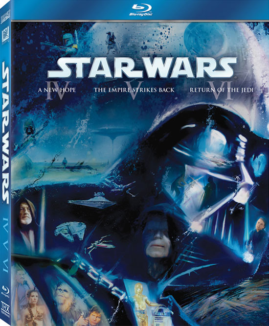 Star Wars: Episodes IV-VI on Blu-ray cover