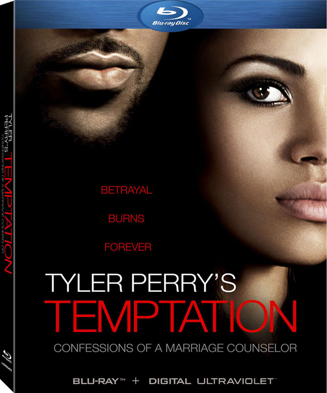 Tyler Perry's Temptation Blu-ray cover artwork