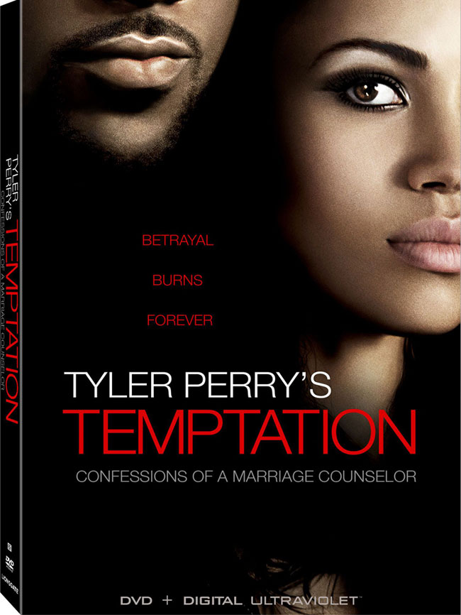 Tyler Perry's Temptation DVD cover artwork