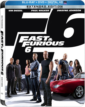 Fast and Furious 6 Blu-ray Steelbook cover
