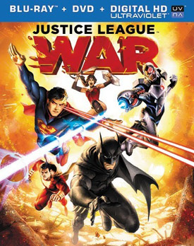 Justice League: War blu-ray cover