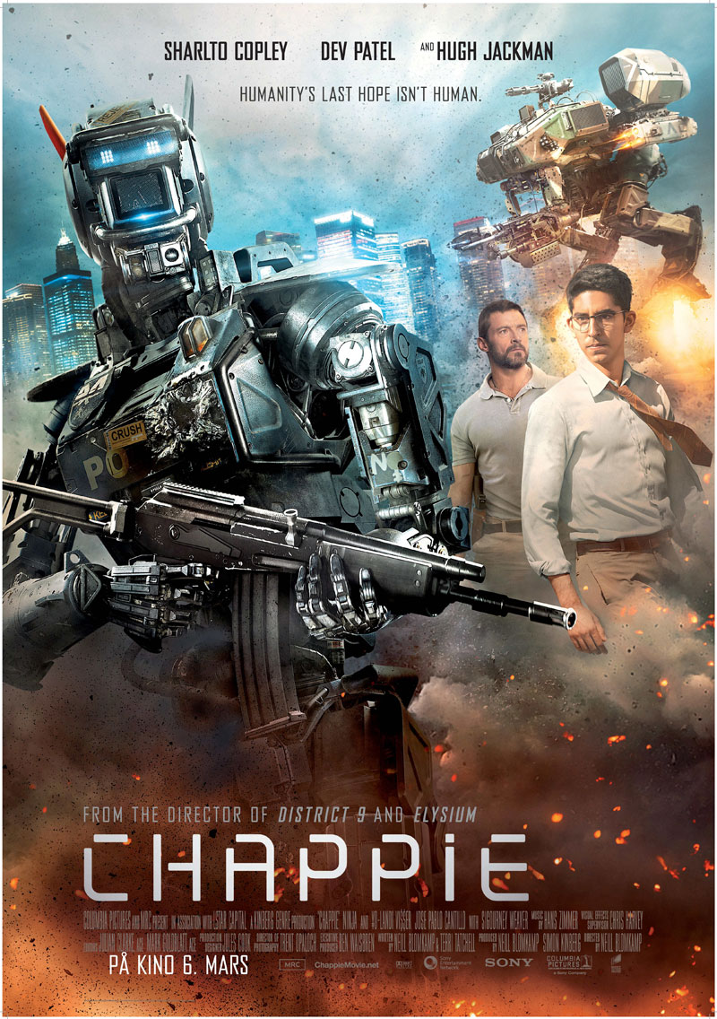Chappie (2015) Movie Trailer, Release Date, Cast, Plot