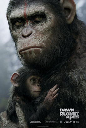 Dawn of the Planet of the Apes movie poster