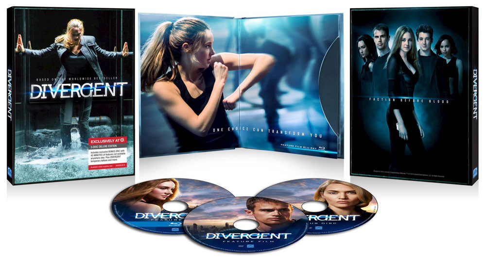 Divergent Blu-ray Target Exclusive