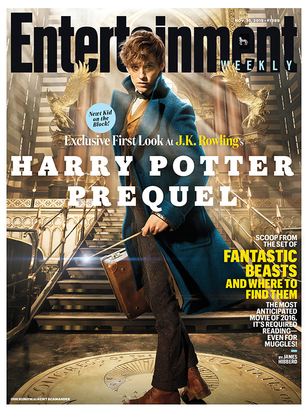 Fantastic Beasts and Where to Find Them EW cover
