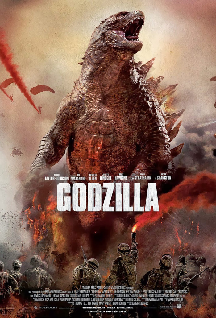 Godzilla international movie poster