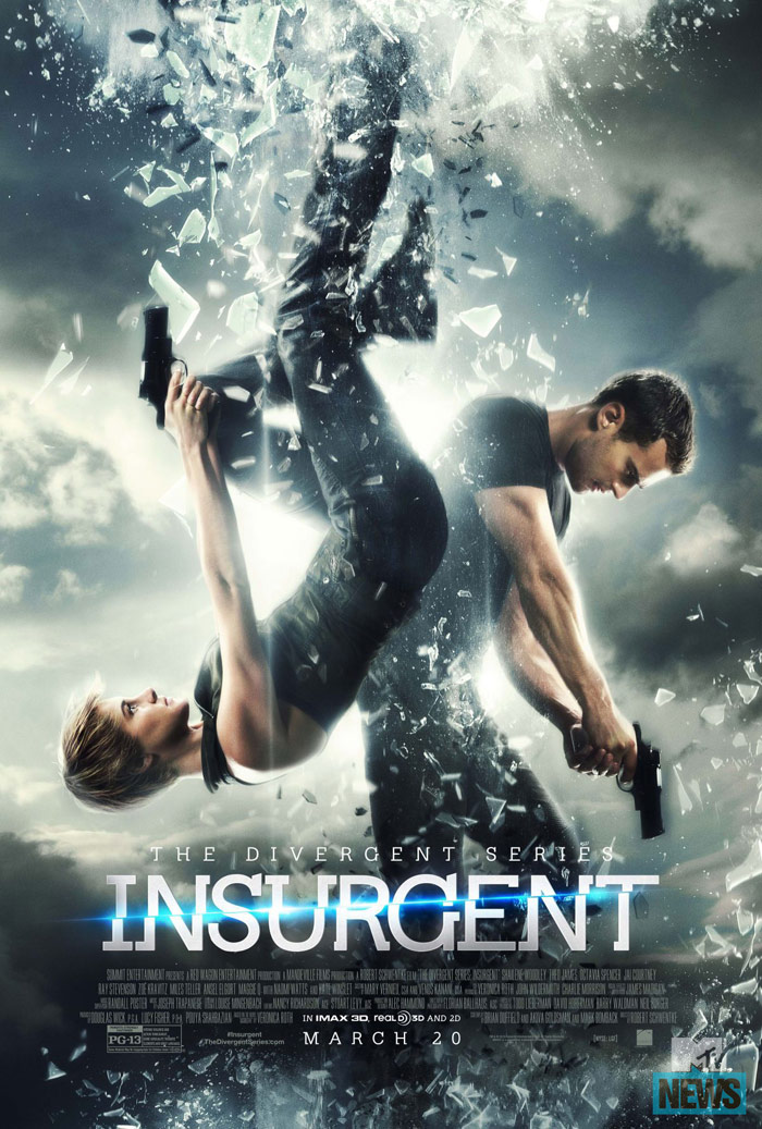 New Posters for Insurgent, Ted 2, The Duff, San Andreas