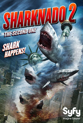 Sharknado 2 movie poster
