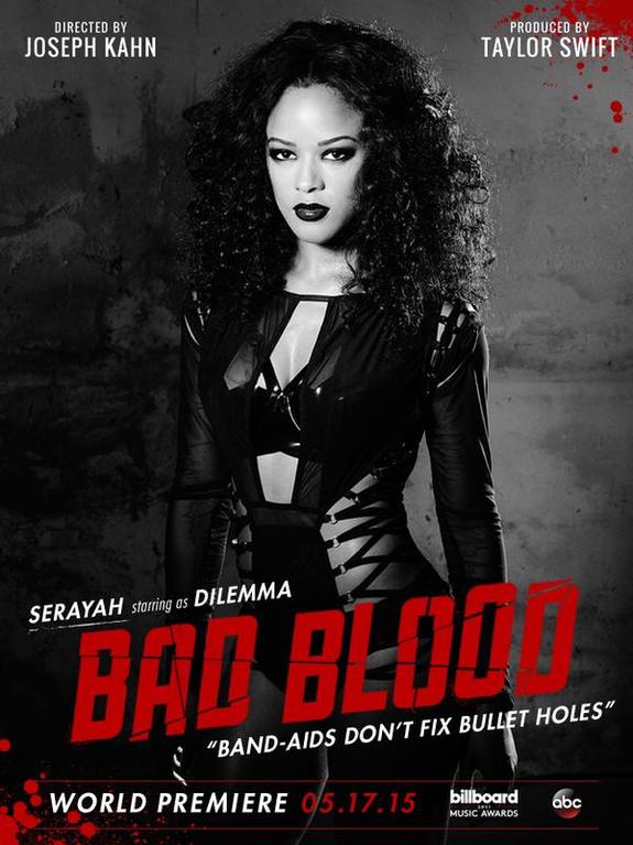 Taylor Swift's Bad Blood Music Video and Character Posters - Movienewz.com