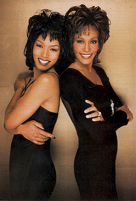 Angela Bassett and Whitney Houston