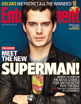 Henry Cavill EW Superman cover