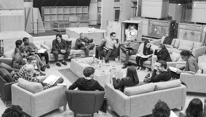 Star Wars: Episode VII cast photo