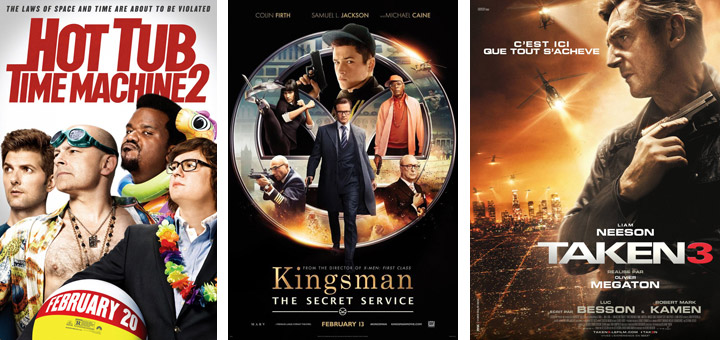 New Posters For Hot Tub Time Machine 2 Kingsman Taken 3