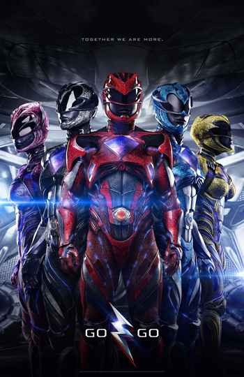 Power Rangers movie 2017 poster