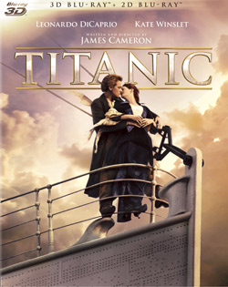 Titanic 3D movie poster