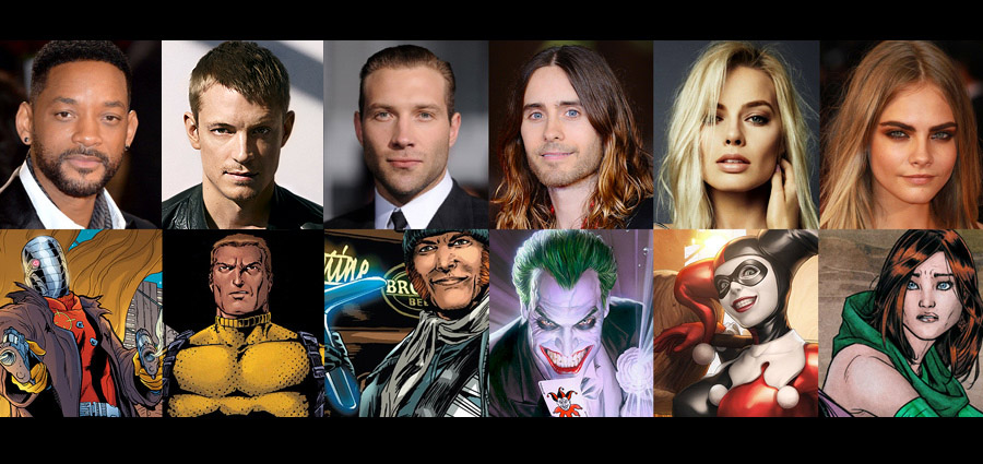 The Official Cast of DC Comics Suicide Squad Movie Announced