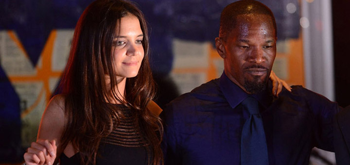 Jamie Foxx and Katie Holmes Working on Animation Project