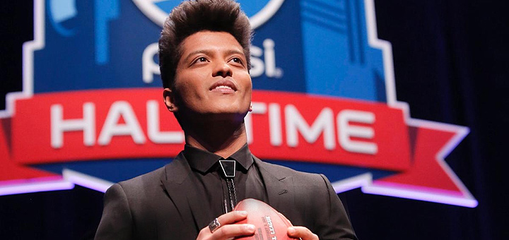 Bruno Mars Joins Super Bowl Halftime Show Lineup